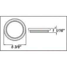 49-A-45GB        4.5in. ROUND GROMMET RING  
