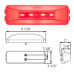 49-MCL-165RB     GLO RED   1x4 LED 10 DIOD