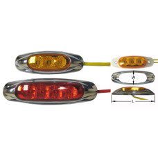 49-MCL-19AB      AMBER LED  STAR  4 DIODES