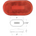 49-MCL-31RB      4in. RED  OVAL MRKR SNP LNS