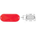 49-RE-11RB       RED   REFLECTOR OBLONG   
