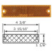 49-RE-15AB       AMBER REFLECTOR STICK ON 