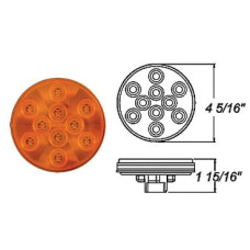 49-STL-43AB      AMBER 4in. LED 10 DIODES   
