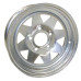 61-13S5G    13" x 4.5" 5 bolt GALVANIZED SPOKE Trailer Wheel