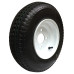 62-480-8-4-C     480- 8 C LOADSTAR Trailer Tire on 4 Bolt White Spoke Wheel