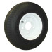 62-480-8-5-B     480-12 B LOADSTAR Trailer Tire on 5 Bolt White Spoke Wheel