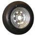 62-530-12S5BG    530-12 B LOADSTAR Trailer Tire on 5 Bolt Galvanized Spoke Wheel