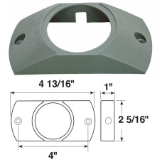 79-B146-09       GREY ABS BRACKET FOR 2.0in.